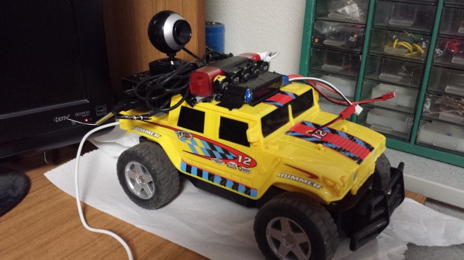 RC Controlled Car with MJPEG Streaming